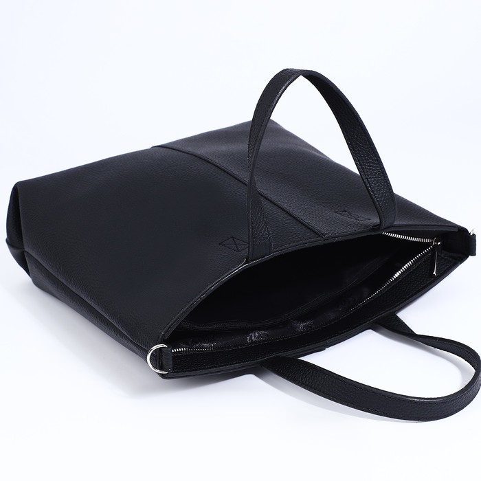 Сумка-тоут L-Craft на молнии, цвет чёрный Сумка-тоут L-Craft на молнии, цвет чёрный