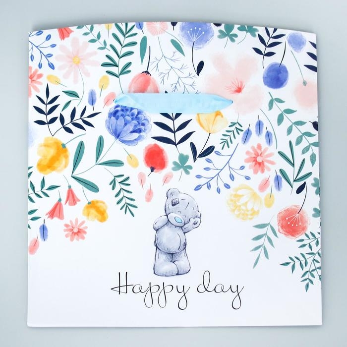 Пакет-коробка  Пакет-коробка "Happy Day", Me To You, 20x28x13 см, упаковка, Me To You