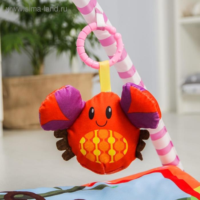 Развивающий коврик с дугами «Слоник и друзья», 5 элем. с музыкой, Крошка Я Развивающий коврик с дугами «Слоник и друзья», 5 элем. с музыкой, Крошка Я