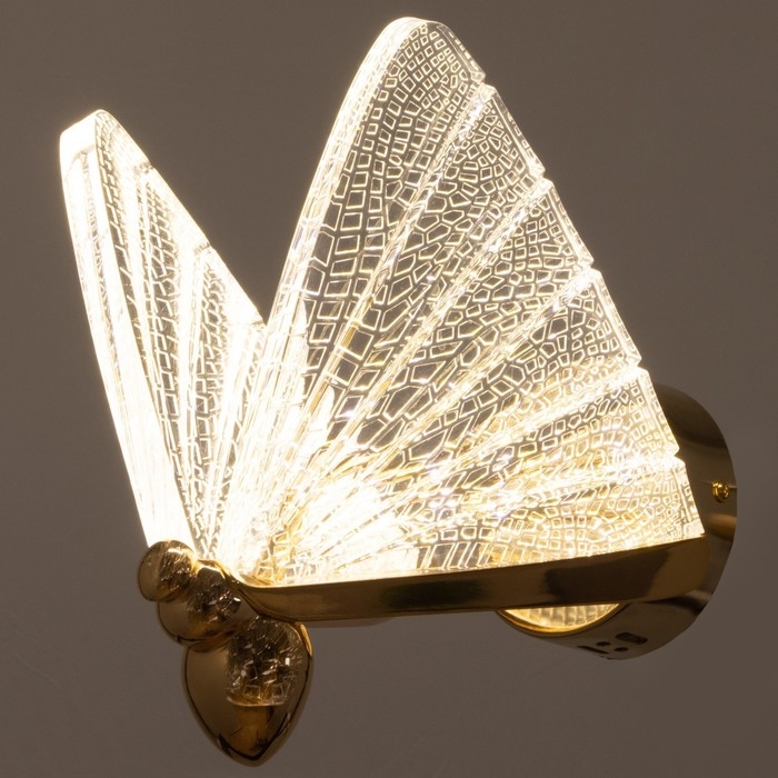 Светильник 2133/1w LED 5Вт золото 22х14х24 см