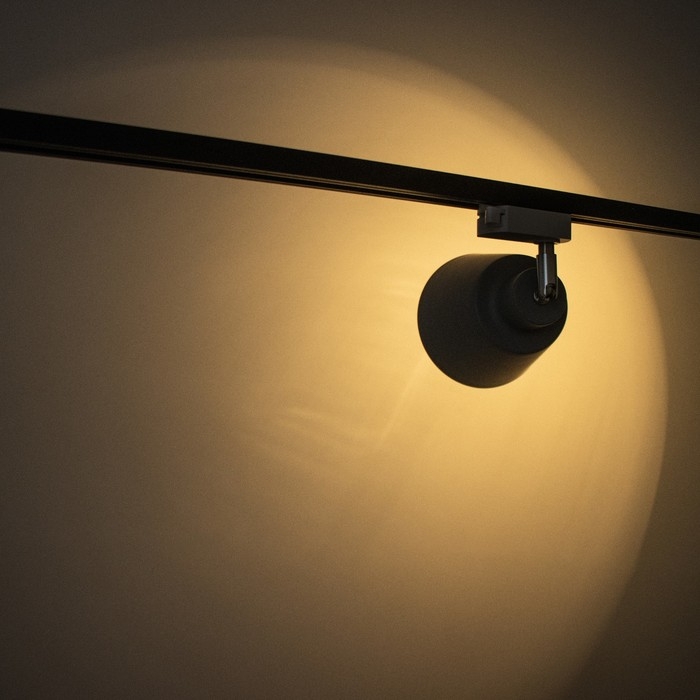 Светильник трековый Светильник трековый "Цилиндр" Е27 40Вт серый 17х12х18см