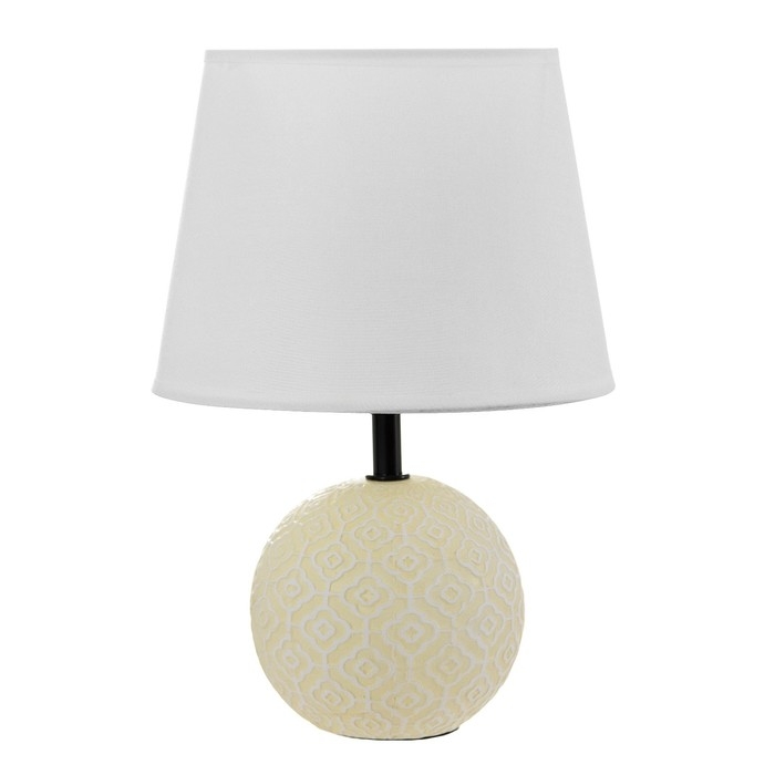 Настольная лампа Настольная лампа "Алиша" Е14 40Вт белый 18х18х28 см RISALUX