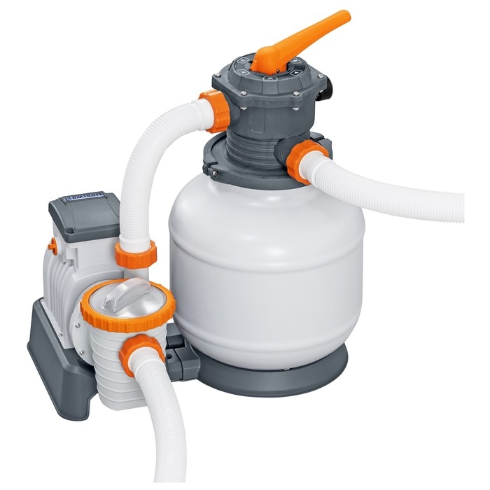 Фильтр-насос для бассейнов песочный, 220-240V, 8327 л/ч, 58499 Bestway Фильтр-насос для бассейнов песочный, 220-240V, 8327 л/ч, 58499 Bestway