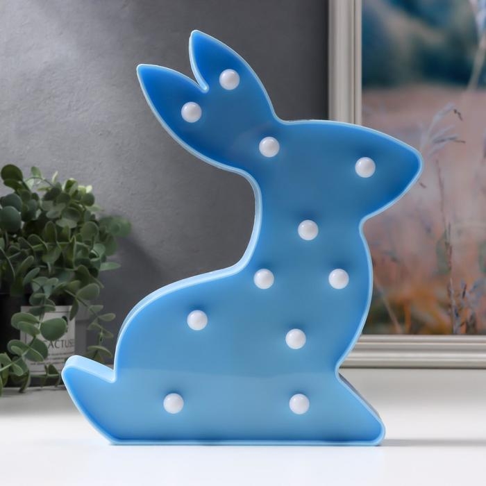 Ночник Ночник "Зайчик" 11хLED батарейки 2АА МИКС 19х2,8х23,5 см RISALUX