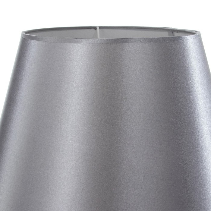 Торшер "Патрисиа" 1х15Вт Е27 со столиком белый/серый 40х40х157см