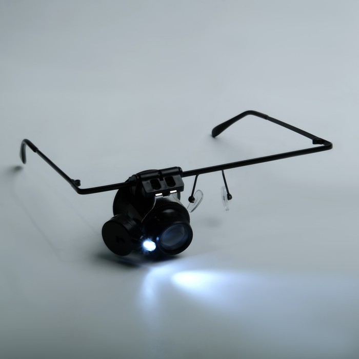 Увеличительные очки с подсветкой для ремонта часов, 20х Увеличительные очки с подсветкой для ремонта часов, 20х