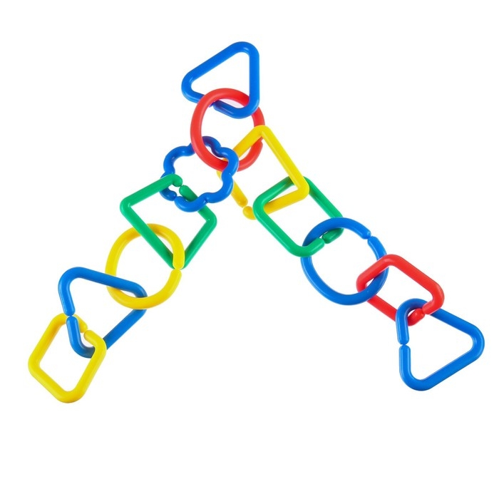 Развивающая игрушка «Цепочка», 12 элементов, Крошка Я Развивающая игрушка «Цепочка», 12 элементов, Крошка Я