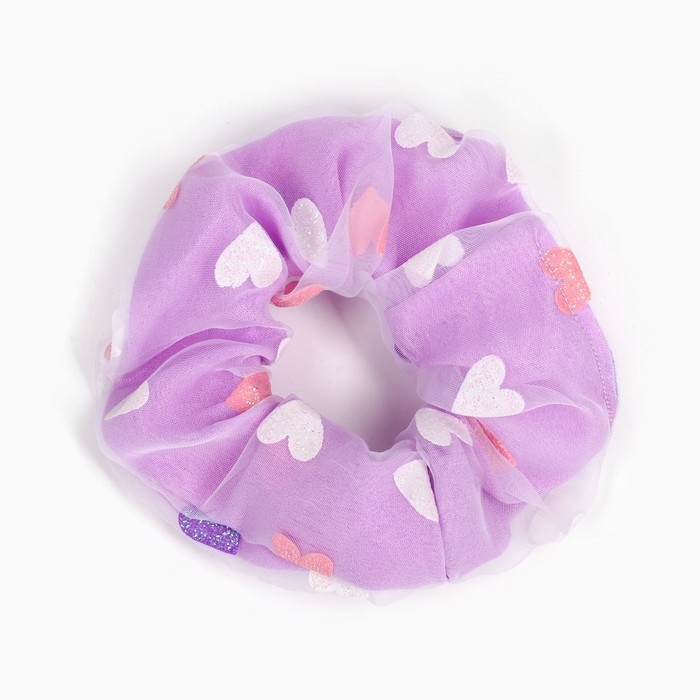 Резинка для волос Резинка для волос "Сердечки", 11 см, Принцессы