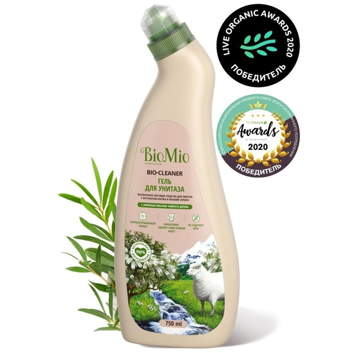 Чистящее средство BioMio  Чистящее средство BioMio "Апельсин", гель, для унитаза, 750 мл
