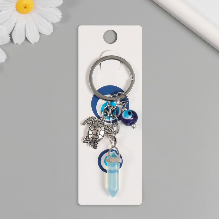 Брелок от сглаза металл Брелок от сглаза металл "Черепашка с талисманом" 5,7 см