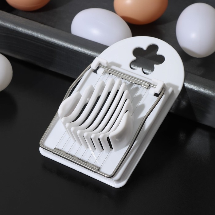 Яйцерезка Доляна «Комфорт», 14×8 см, цвет МИКС Яйцерезка Доляна «Комфорт», 14×8 см, цвет МИКС