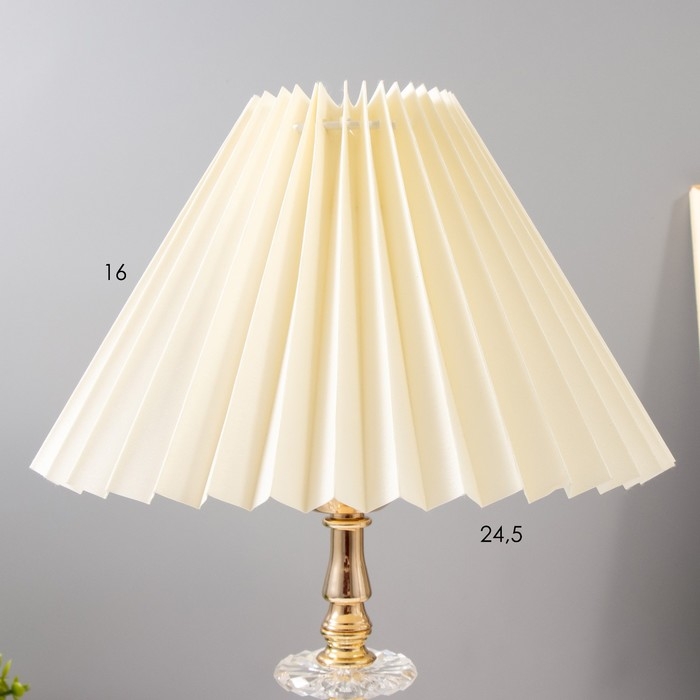 Настольная лампа Настольная лампа "Мишель" Е27 40Вт золото 22х22х40 см RISALUX