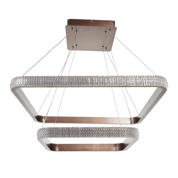 Люстра с ПДУ 1509/2CF LED 90Вт 3000-6000К кофе 60х60х104 см BayerLux
