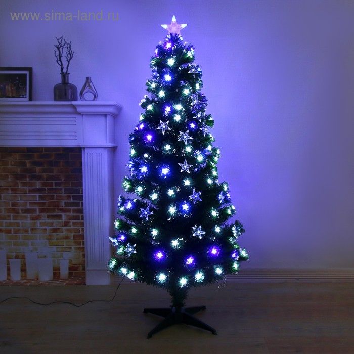 Ёлка фиброоптическая 150 см галактика 170 веток мод. AG12 Ёлка фиброоптическая 150 см галактика 170 веток мод. AG12