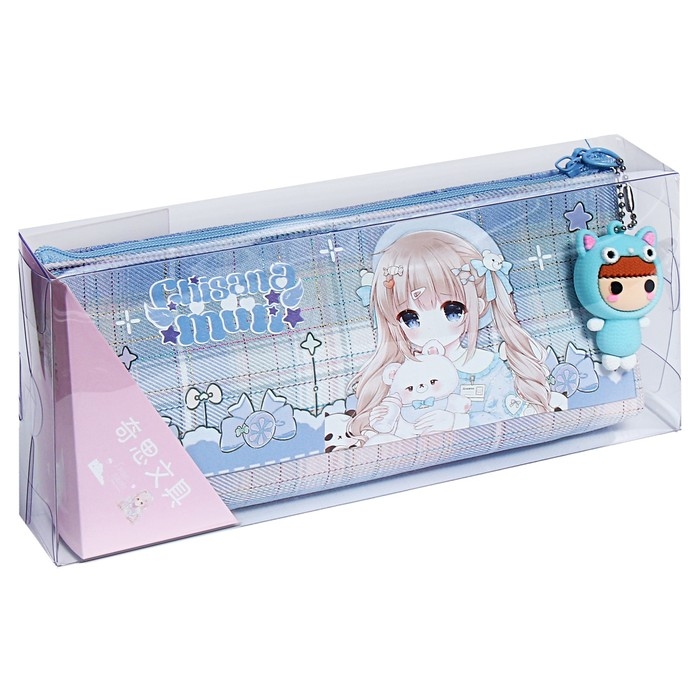 Пенал школьный на молнии Пенал школьный на молнии "Аниме", микс