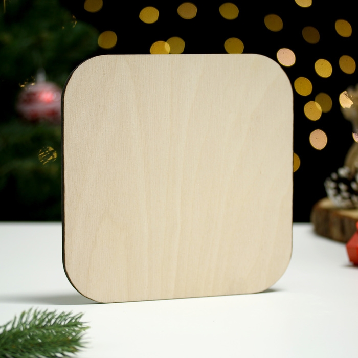 Подставка под горячее  Подставка под горячее "Символ года.Крепкого здоровья" 19х19 см