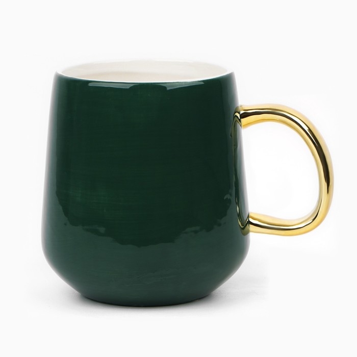 Новый год! Кружка новогодняя керамическая «Подарок», 600 мл, цвет зелёный Новый год! Кружка новогодняя керамическая «Подарок», 600 мл, цвет зелёный