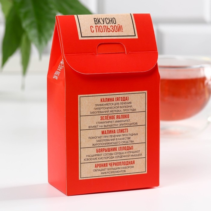 Ягодно-травяной чай «С Калиной», крепкий иммунитет, 50 г. Ягодно-травяной чай «С Калиной», крепкий иммунитет, 50 г.