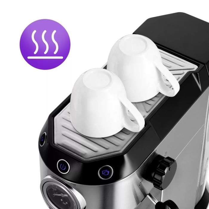 Кофеварка Kitfort КТ-7194, капельная, 1450 Вт, 1 л, чёрно-серебристая Кофеварка Kitfort КТ-7194, капельная, 1450 Вт, 1 л, чёрно-серебристая