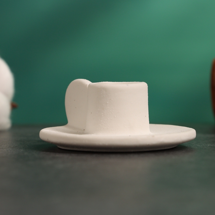 Подсвечник Подсвечник "Саймон" белый песок, 3х6х6см