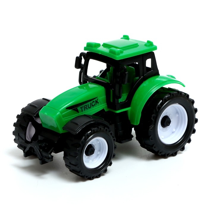 Набор игровой «Ферма», инерция, трактор, 3 прицепа Набор игровой «Ферма», инерция, трактор, 3 прицепа