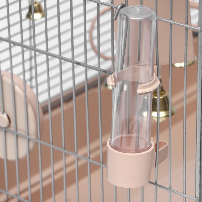 Клетка для птиц Клетка для птиц "Пижон" №100, разборная, 42 х 30 х 37см (укомплект.) бежевая