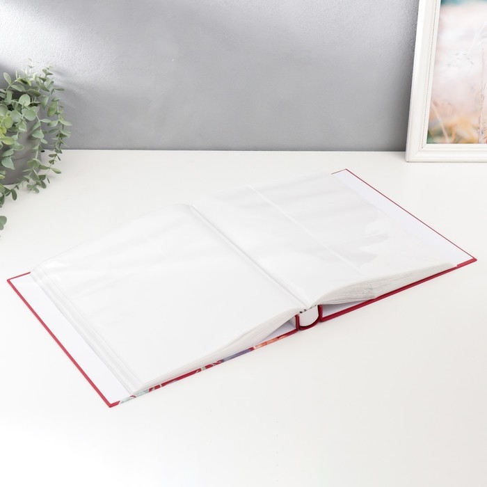 Фотоальбом на 500 фото 10х15 см Фотоальбом на 500 фото 10х15 см "Полевые цветы" в коробке МИКС 33,5х30,5х6 см