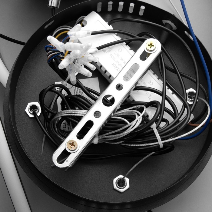 Светильник с ПДУ Светильник с ПДУ "Вива" LED 180Вт 3000-6000К черный 63х29х15-115 см