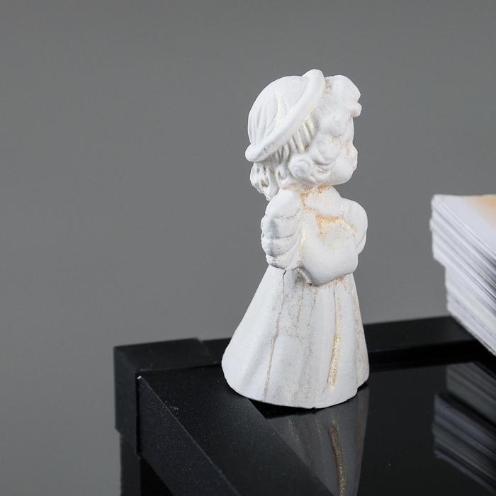 Фигура Фигура "Молящийся ангел" позолота высота 3х7х4,5см