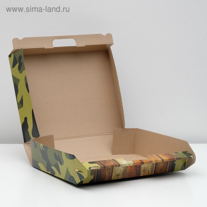 Коробка универсальная с ручкой, полноцвет, 34,5 х 8 х 27 см Коробка универсальная с ручкой, полноцвет, 34,5 х 8 х 27 см