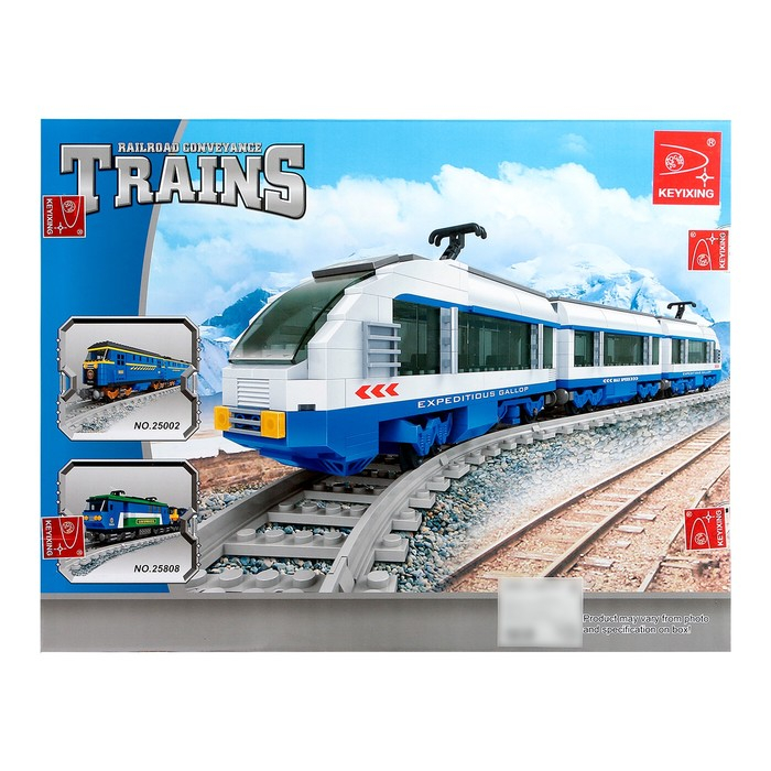 Конструктор &laquo;Скоростной электропоезд&raquo;, 681 деталь