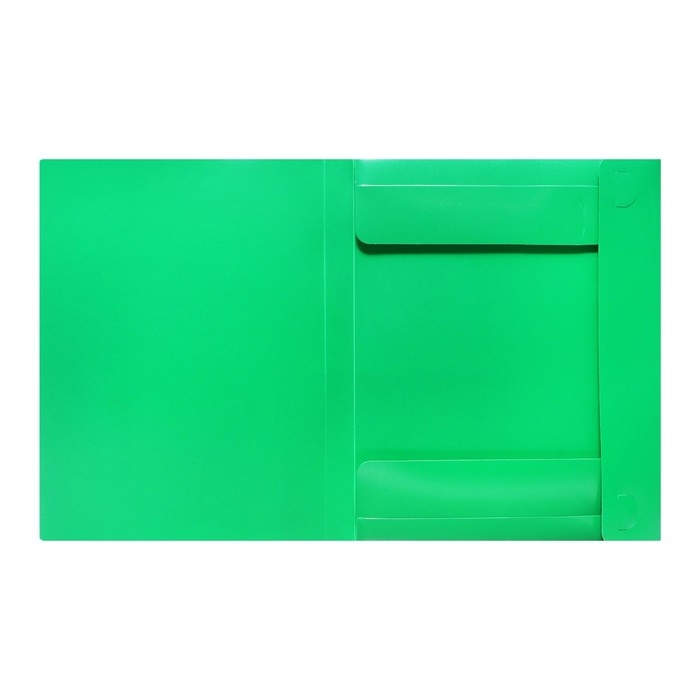 Папка-короб на резинке А4, 500мкм, Calligrata, корешок 25 мм, до 230 листов, тиснение  Папка-короб на резинке А4, 500мкм, Calligrata, корешок 25 мм, до 230 листов, тиснение "песок", зеленая