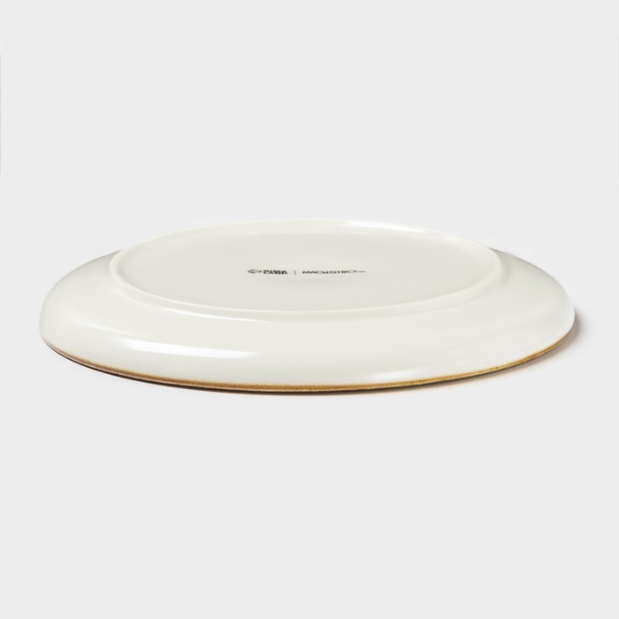 Тарелка пирожковая Magistro «Церера», d=18 см, фарфор, голубой