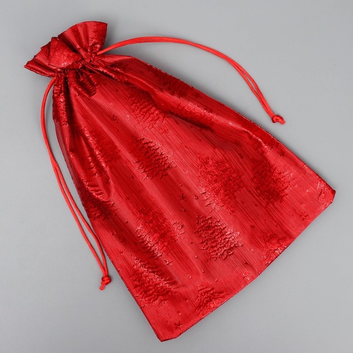 Мешочек подарочный парча «Ёлочка», 20 х 30 см +/- 1.5 см, Новый год Мешочек подарочный парча «Ёлочка», 20 х 30 см +/- 1.5 см, Новый год