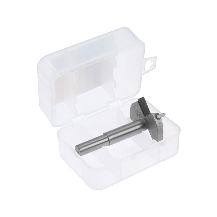 Сверло Форстнера ТУНДРА, твердосплавные пластины, цилиндрический хвостовик, 45 мм Сверло Форстнера ТУНДРА, твердосплавные пластины, цилиндрический хвостовик, 45 мм