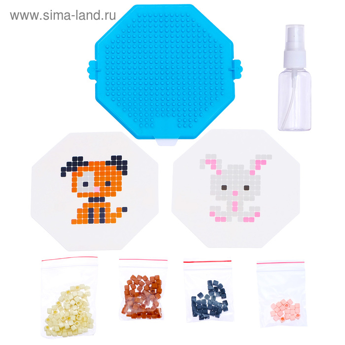 Аквапиксели «Зверята», 200 деталей