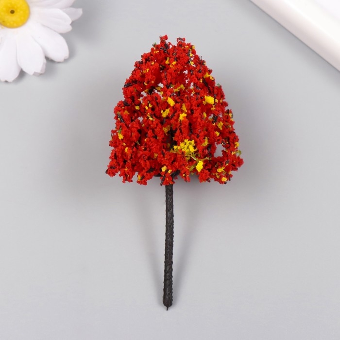 Искусственное растение для творчества пластик Искусственное растение для творчества пластик "Осенняя листва" 10 см