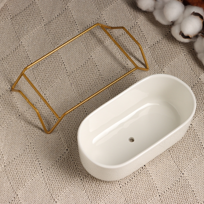 Горшок на подставке Горшок на подставке "Бонсайница" для кактусов и суккулентов, 17х8,5х5см