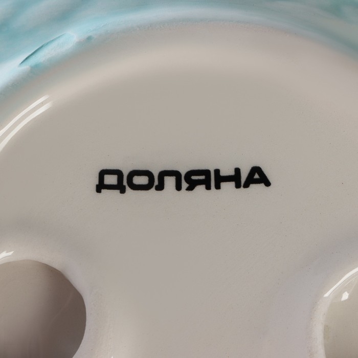 Конфетница Доляна «Зайка», 19,5×16,5×12,5 см, цвет голубой Конфетница Доляна «Зайка», 19,5×16,5×12,5 см, цвет голубой