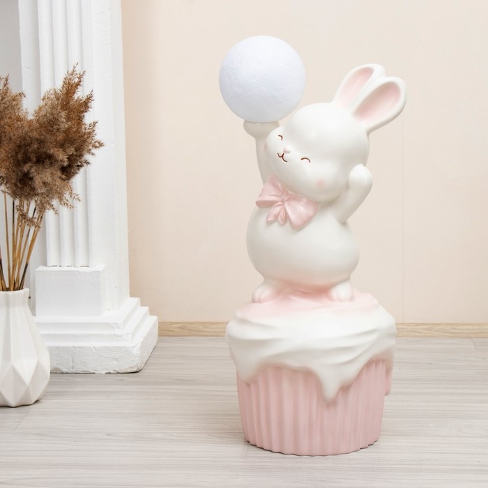 Торшер  Торшер "Зайка" LED USB розовый 30х30х69см