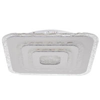 Светильник c ПДУ 69532/1 LED 153Вт диммер белый 50,5х50,5х6,5 см BayerLux