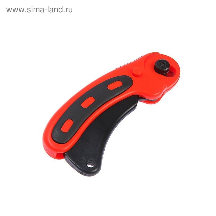 Дисковый нож ЛОМ, пластиковый корпус, лезвие-ролик, 28 мм + ПОДАРОК лезвия-ролики - 3 шт. Дисковый нож ЛОМ, пластиковый корпус, лезвие-ролик, 28 мм + ПОДАРОК лезвия-ролики - 3 шт.