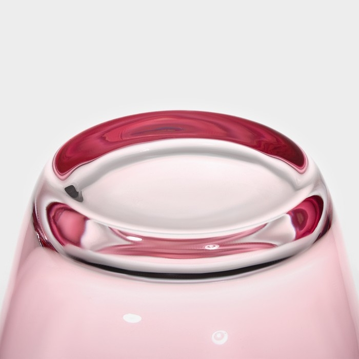 Набор стаканов стеклянных Magistro «Иллюзия», 475 мл, 8×15 см, 6 шт, цвет розовый Набор стаканов стеклянных Magistro «Иллюзия», 475 мл, 8×15 см, 6 шт, цвет розовый