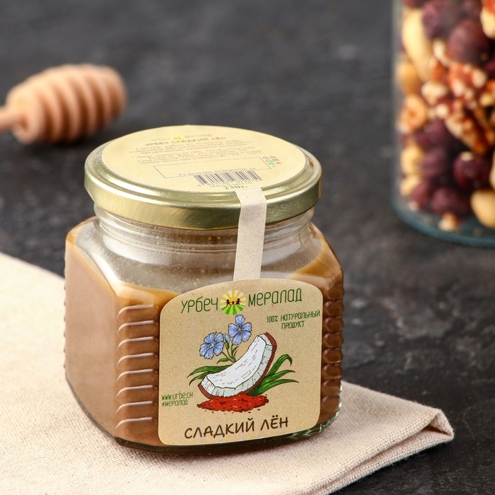 Урбеч сладкий лён, 230 г Урбеч сладкий лён, 230 г