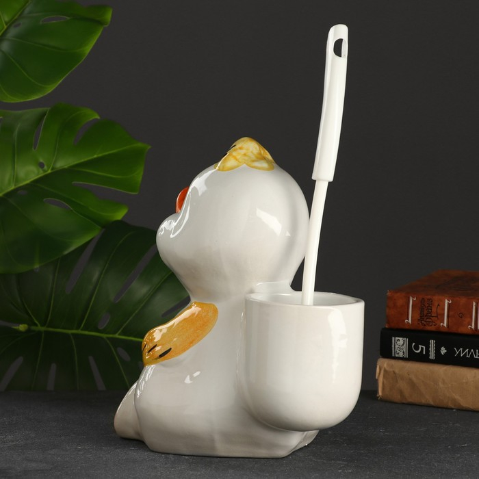 Подставка под ёрш Подставка под ёрш "Утенок", с ёршиком