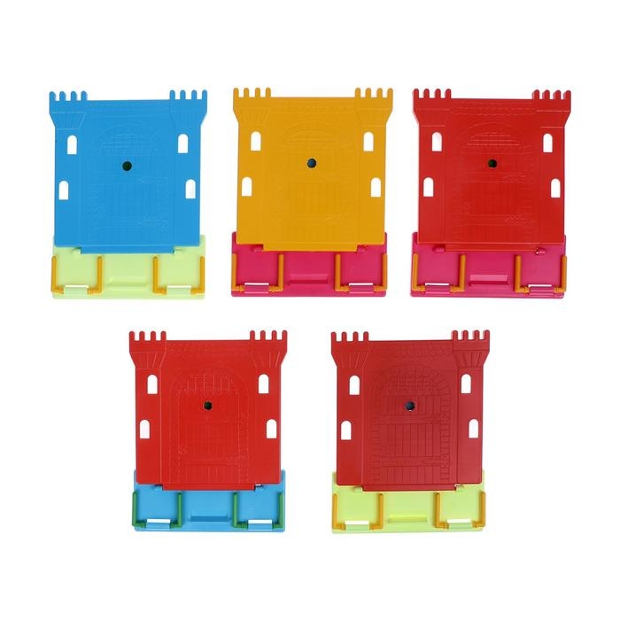 Подставка для книг пластиковая, УНИ Подставка для книг пластиковая, УНИ "Замок", МИКС