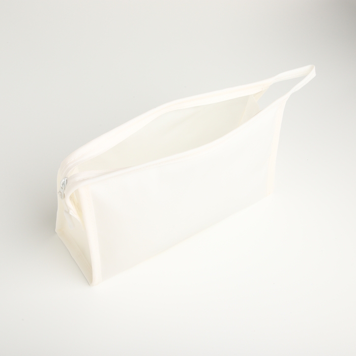 Косметичка на молнии, цвет белый Косметичка на молнии, цвет белый