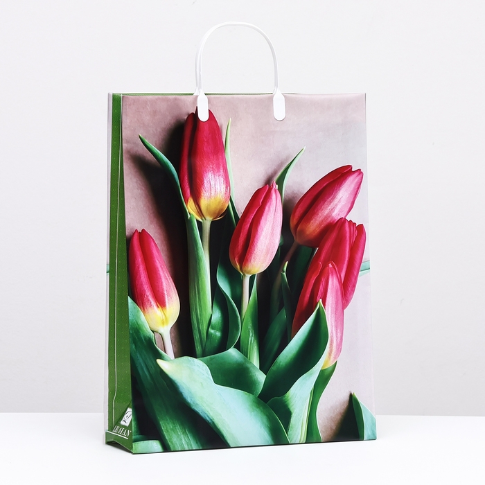 Пакет Пакет "Праздничный букет", мягкий пластик, 42х32 см 120 мкм