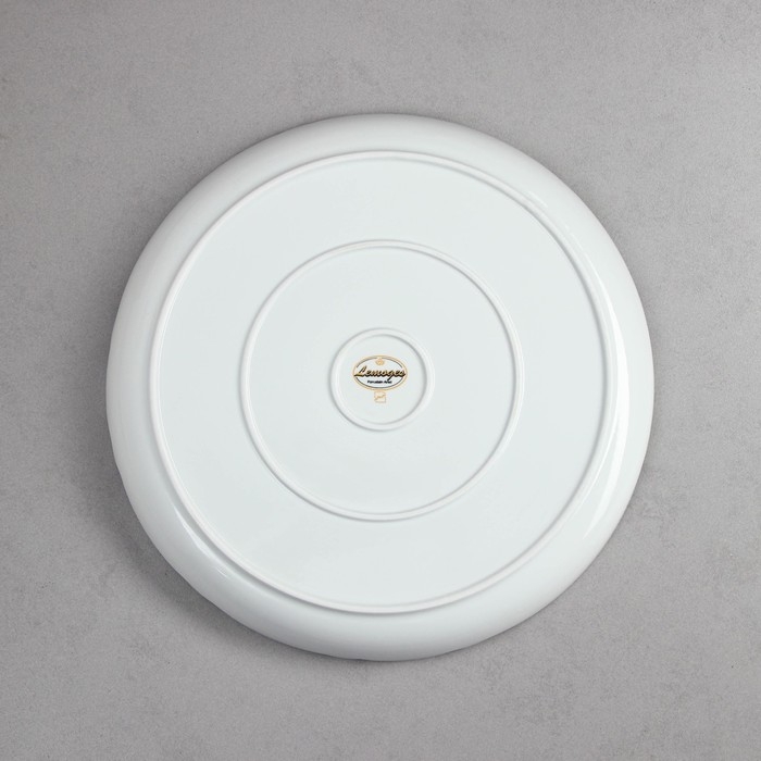 Блюдо «Волна», 36 см, 1.5 л, круглое, фарфор, Иран Блюдо «Волна», 36 см, 1.5 л, круглое, фарфор, Иран