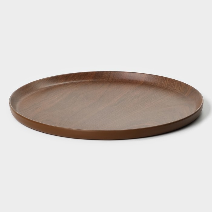 Блюдо «Натурэль», d=28 см, цвет коричневый Блюдо «Натурэль», d=28 см, цвет коричневый